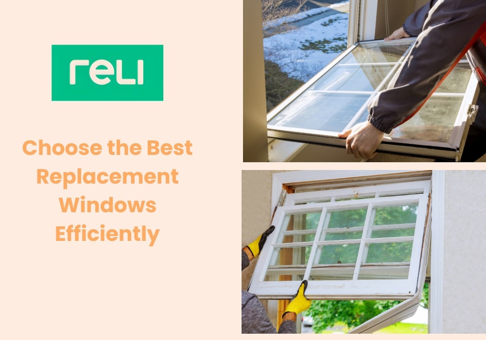 Professionals replacing windows