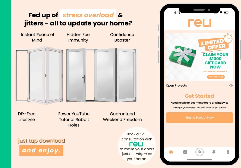 Best windows and door replacement app RELI