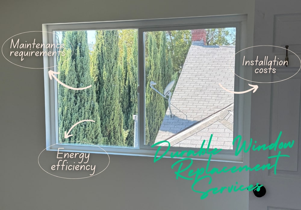 A durable window replaced in a home by RELI