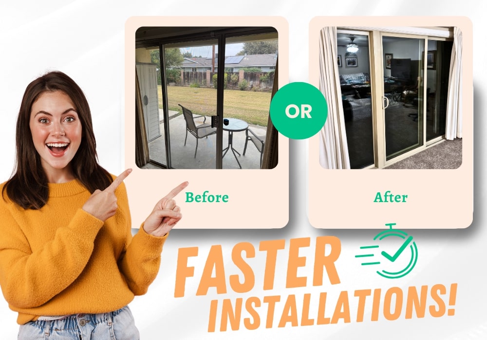 Faster installation by window replacement companies