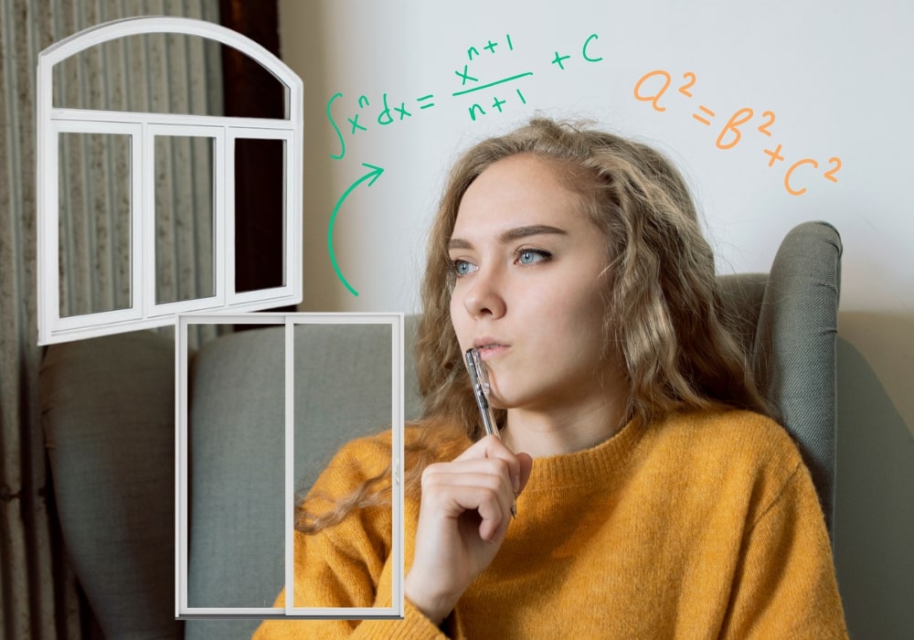 A girl confused about window replacement measurement